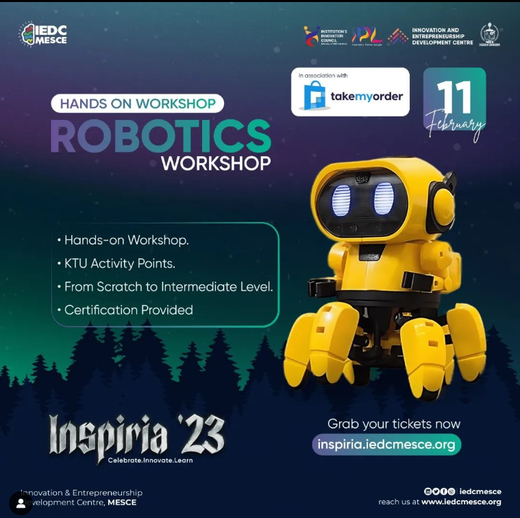 Robotics Workshop – IEDC MESCE
